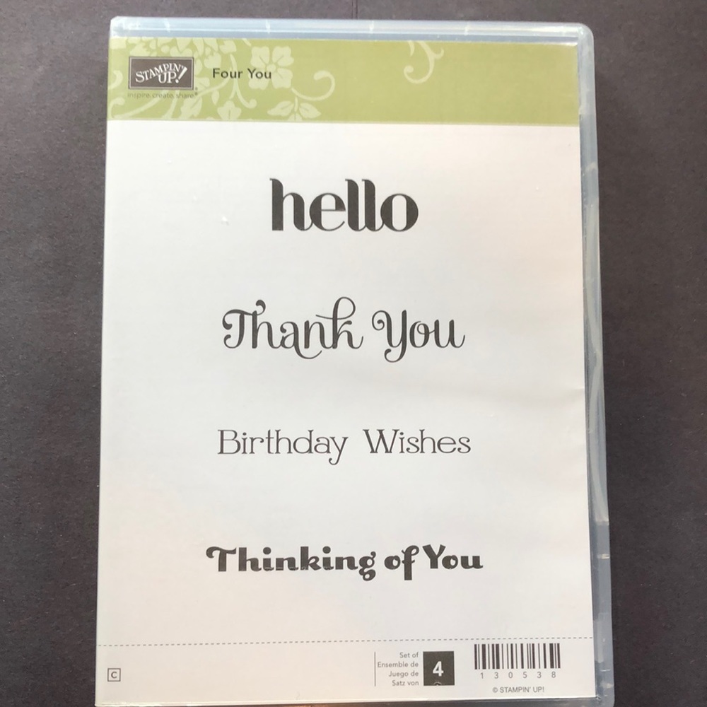 Stampin’ Up! Four You